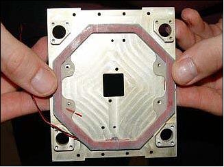 Figure 3: Photo of the prototype magnetorquer (image credit: DTU)