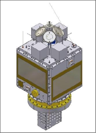 Figure 3: Alternate view of the FalconSat-3 spacecraft (image credit: USAFA)