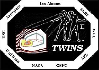 Figure 1: The TWINS mission logo (image credit: LANL)