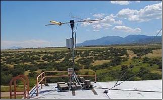 Figure 7: Photo of the Colony I antenna (image credit: NPS)