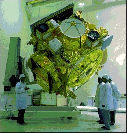 Figure 3: Illustration of the INSAT-2E spacecraft (image credit: ISRO)