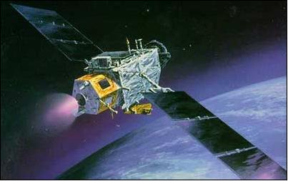 Figure 8: Artist's view of ESEX propulsion on orbit (image credit: AFRL)