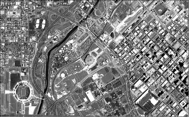 Figure 14: Sample image of downtown Denver, CO (image credit: ISRO)