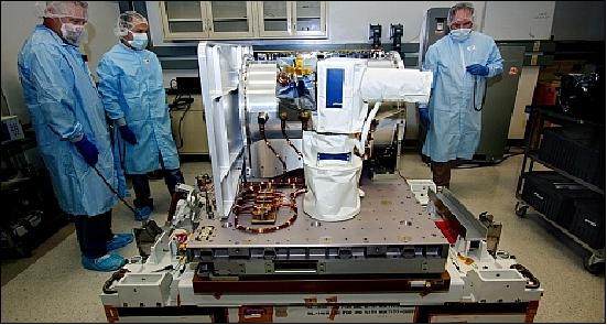 Figure 3: OPALS experiment processed at Kennedy Space Center in July 2013 (image credit: NASA)