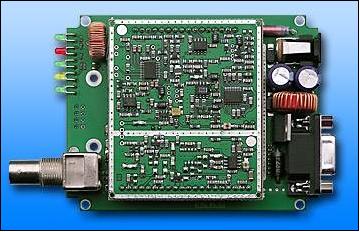 Figure 5: Integrated modem and transceiver with RS-232 interface (image credit: University of Würzburg)