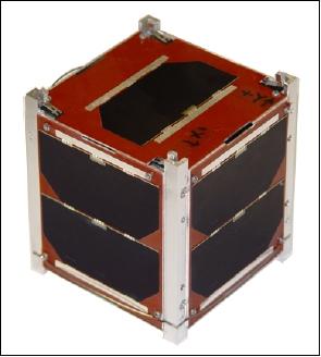 Figure 4: The UWE-1 CubeSat (image credit: University of Würzburg)