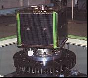 Figure 1: Photo of the WEOS spacecraft under test (image credit: Chiba Institute of Technology)