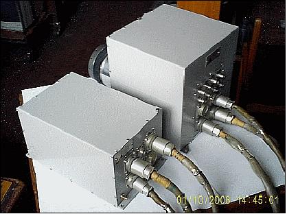 Figure 7: Photo of the SolRaD instrumentation with DB and DEB (image credit: MSU)