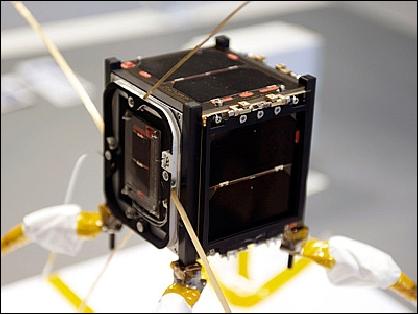 Figure 3: Photo of the Xatcobeo CubeSat (image credit: University of Vigo, INTA)