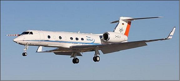 Figure 4: Photo of the HALO aircraft (image credit: DLR)