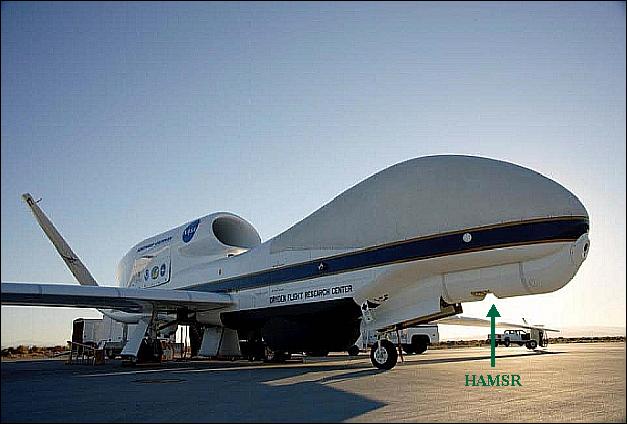 Figure 10: Photo of the Global Hawk UAS at DFRF (image credit: NASA/DFRF)