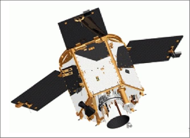 Figure 1: The RazakSat spacecraft in orbit (image credit: SI, ASTB)