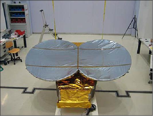 Figure 15: DRA final assembly including thermal hardware (image credit: EADS CASA Espacio)