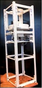 Figure 2: Early 3D model of C2B with partial payload (image credit: NPS)