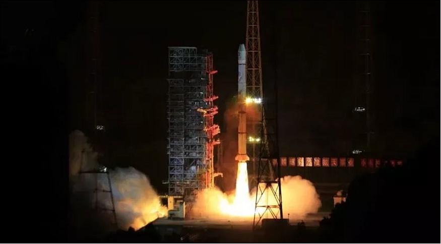Figure 9: On 5 June 2018, a Long March 3A lifts off from Xichang Satellite Launch Center with the Fengyun-2H weather satellite (image credit: CASC)