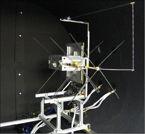 Figure 17: VDES antenna deployment testing in TVAC (image credit: UTIAS/SFL)