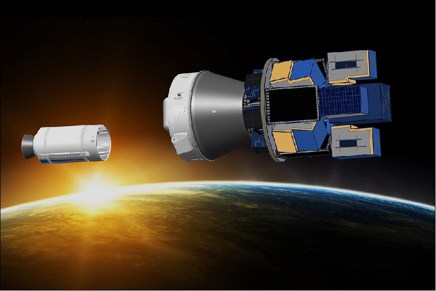 Figure 4: Europe's Vega small launcher is set to demonstrate its extended capability to deploy multiple light satellites using its new versatile Small Satellites Mission Service (SSMS) dispenser, mid-2019 (image credit: ESA)