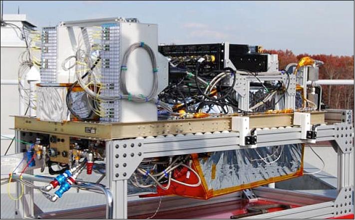 Figure 5: MABEL instrument, in flight configuration (image credit: NASA)