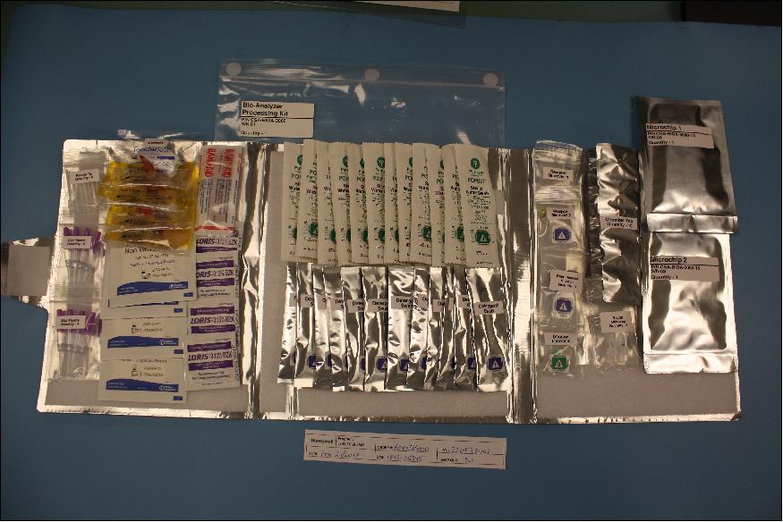 Figure 5: Bio-Analyzer sample collection and processing kit (image credit: Canadian Space Agency)