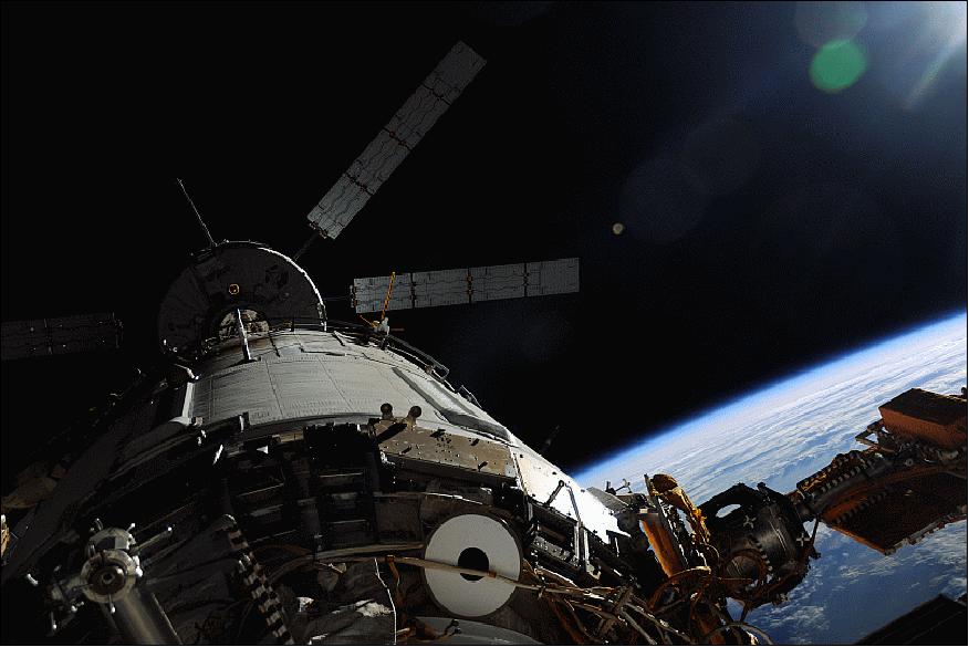 Figure 79: ATV-4 docking with the ISS (image credit: ESA, NASA)