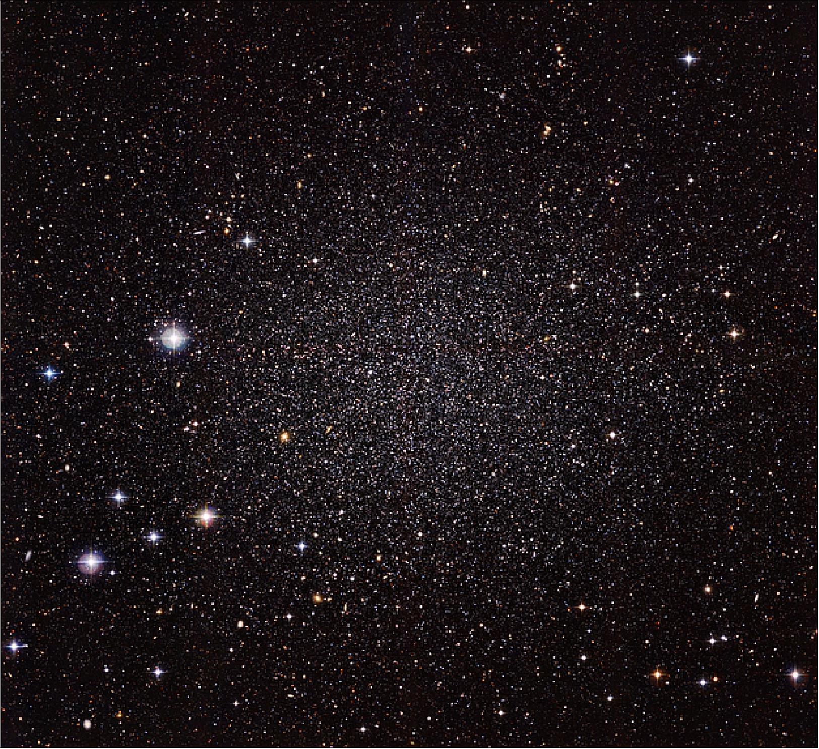 Figure 60: The Sculptor dwarf galaxy, a satellite of our Milky Way, imaged with the Wide Field Imager camera on the 2.2 m MPG/ESO telescope at ESO's La Silla Observatory in Chile (image credit: ESO)