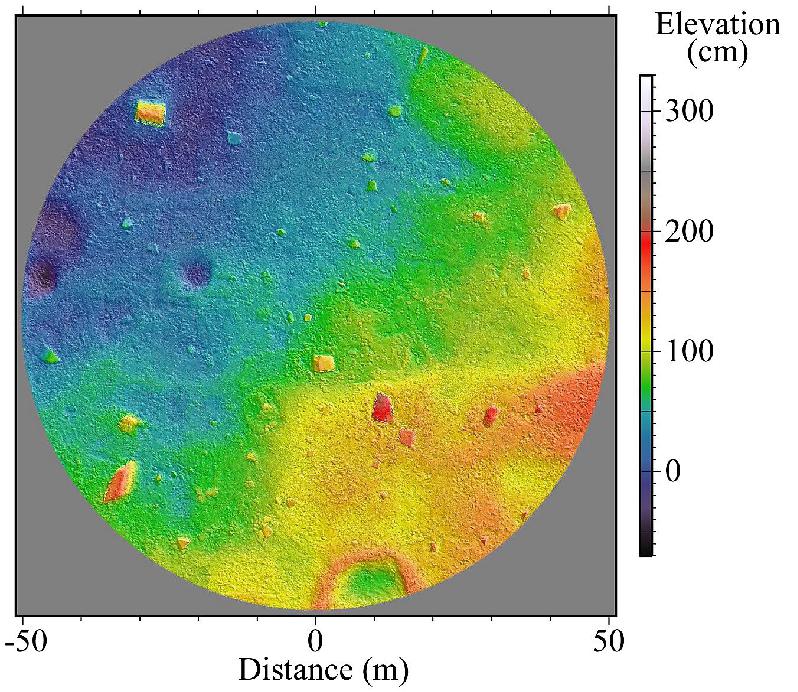 Figure 16: A simulated HDL lunar DEM (image credit: NASA)