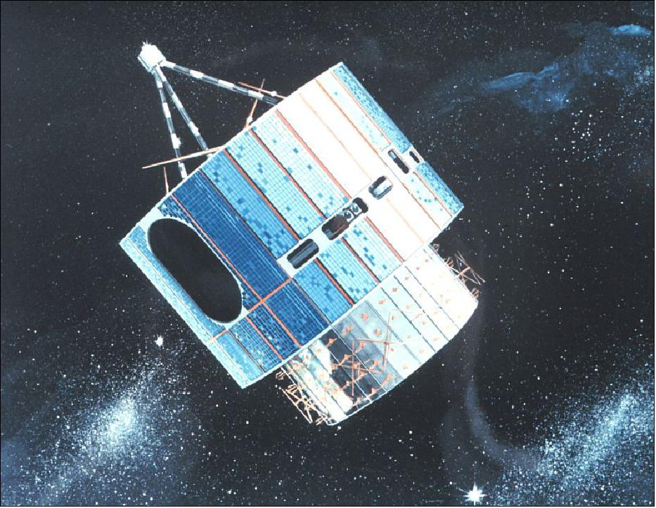 Figure 3: Illustration of the GOES-1 spacecraft (image credit: NOAA/NESDIS)