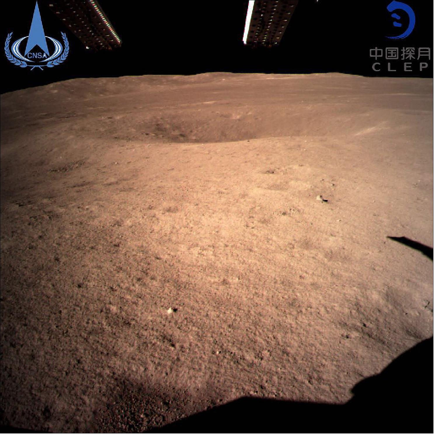 Figure 29: This is the first image of the moon's far side captured by China's Chang'e-4 probe on 3 January 2019 (image credit: CNSA)