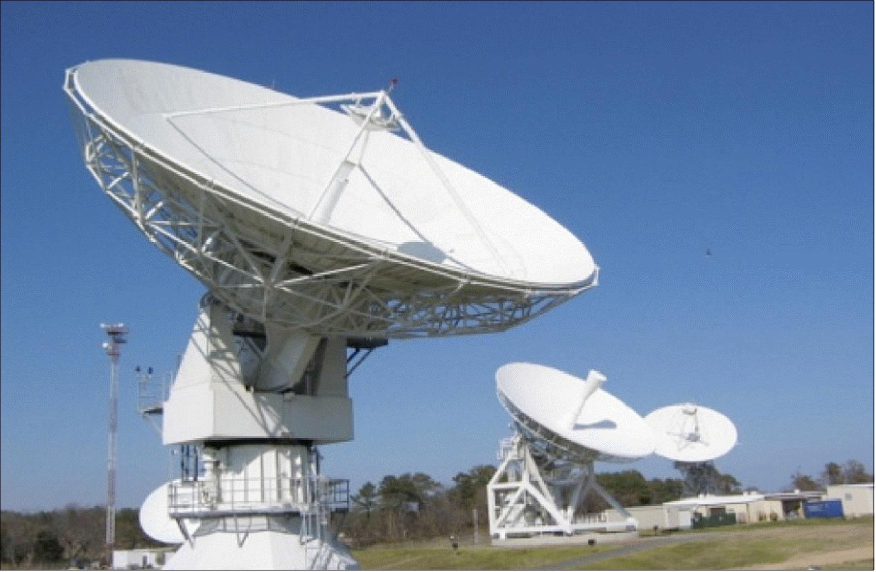 Figure 75: Photo of WCDAS (Wallops Command Data Acquisition Station), Wallops Island, VA (image credit: GOES-R GS Project, Ref. 127)