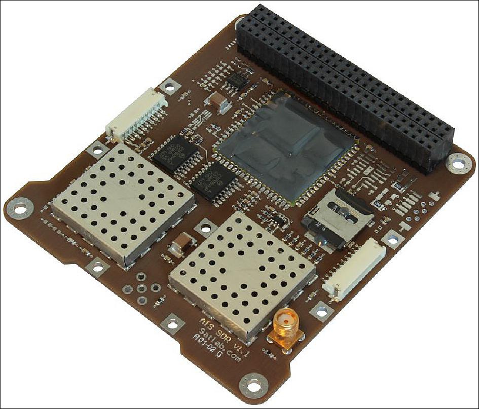 Figure 32: Photo of the QubeAIS receiver of Satlab (image credit: Satlab) 34)
