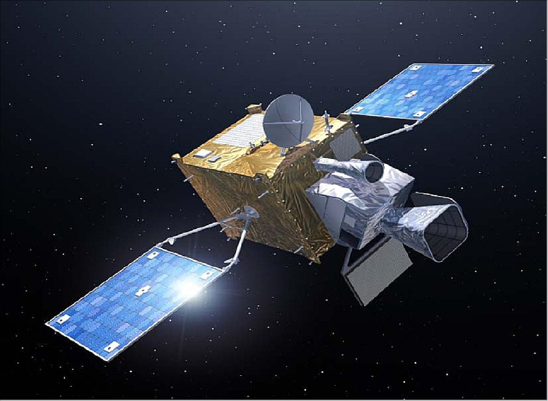 Figure 5: Artist's rendition of the MTG-I series spacecraft (image credit: ESA)