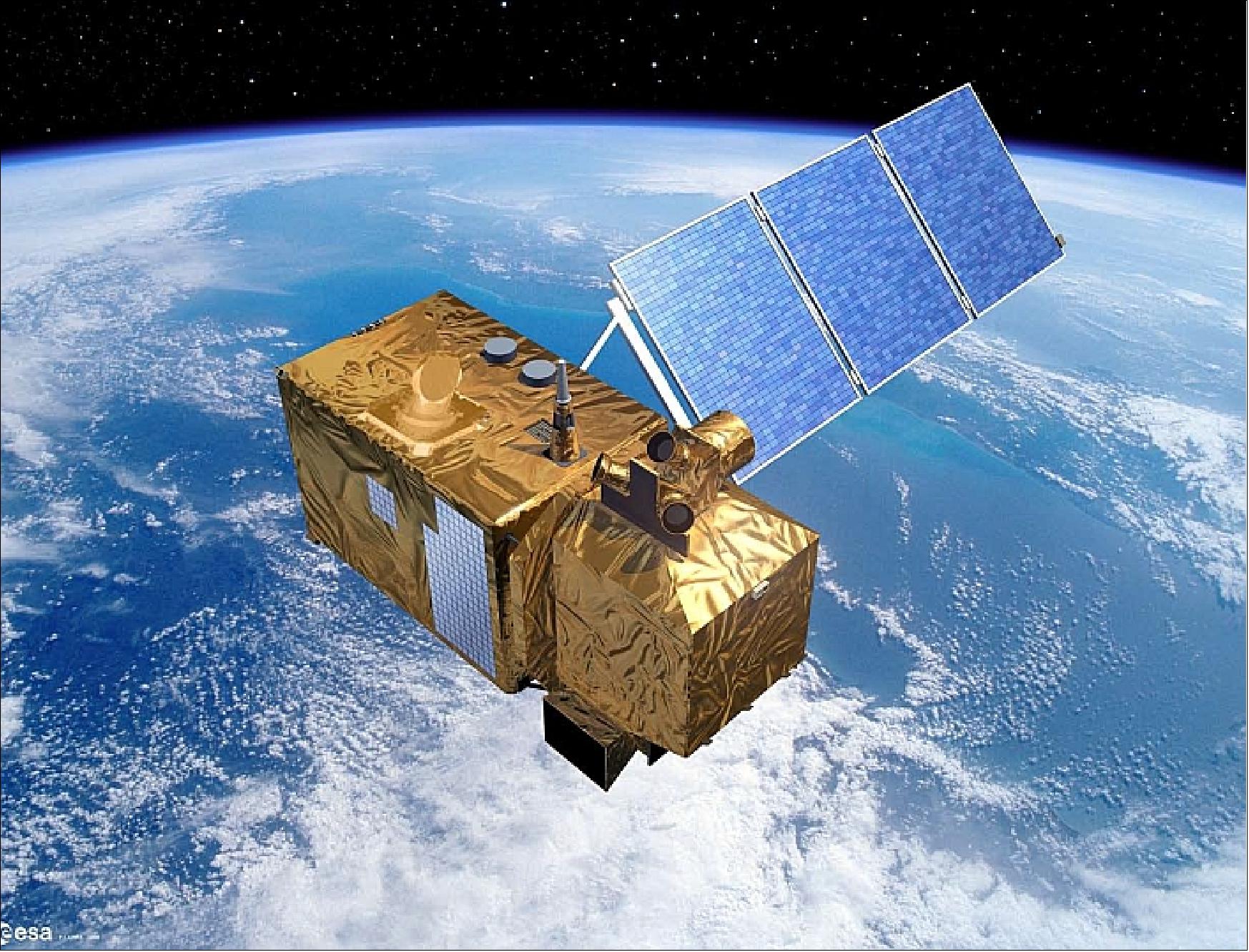 rendition of the Sentinel-2 spacecraft