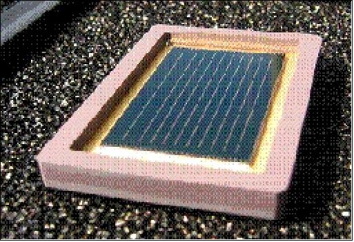 Photo of a CMOS detector with black coating