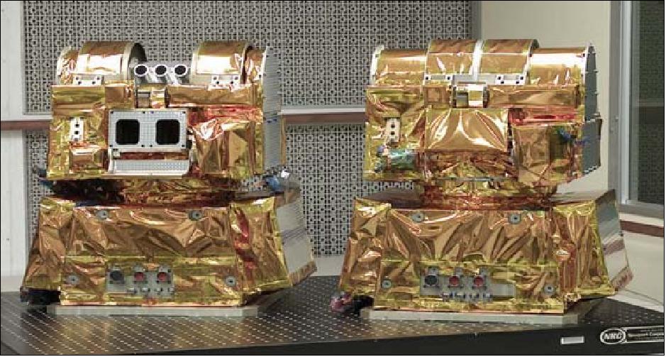 Figure 79: Photo of the CERES flight modules in 1999 (image credit: NASA)